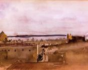 埃德加 德加 : View of Naples